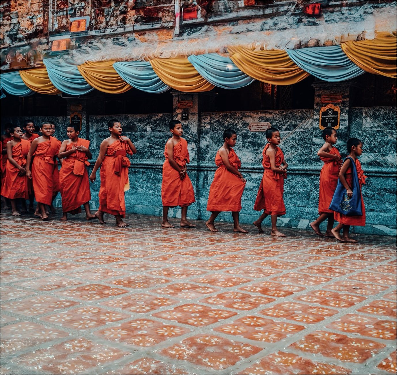 Saffron Procession